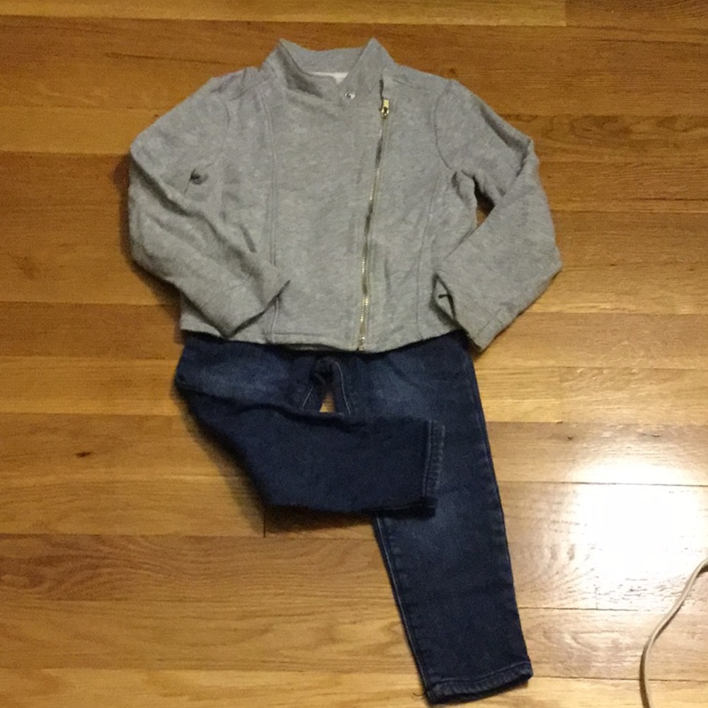 Jean and sweater set